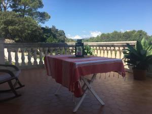 Balkón alebo terasa v ubytovaní Finca Sa Cova de Mallorca