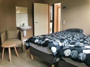 Postel nebo postele na pokoji v ubytování l'Ardenne buissonière