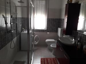 Koupelna v ubytování B&B Regina