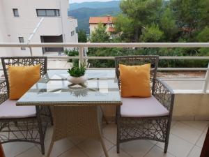 Balkón nebo terasa v ubytování Apartment Rosana