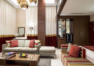 Posezení v ubytování The Envoy Hotel Abuja