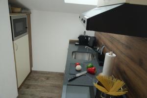 Kuchnia lub aneks kuchenny w obiekcie Apart Felsenhof