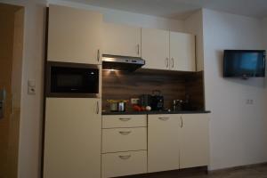 Kuchnia lub aneks kuchenny w obiekcie Apart Felsenhof