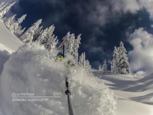 Powderia Family & Freelance Apartment in the centre of Ski Amadé v zime