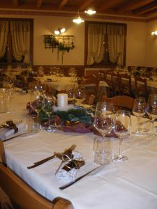 En restaurant eller et andet spisested på La Pergola Alloggio