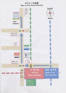 a map of the proposed hong kong airport at Hotel Diamond in Osaka +23 photos