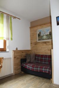 Predel za sedenje v nastanitvi Ferienwohnung Brugger