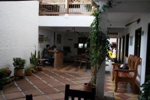 Restoran või mõni muu söögikoht majutusasutuses Sergeant Pepper's Hostel
