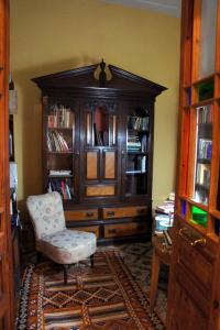 A biblioteca deste B&B