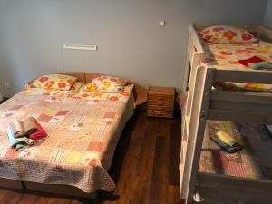 Posteľ alebo postele v izbe v ubytovaní Druspolis