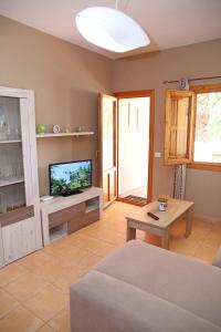 TV a/nebo společenská místnost v ubytování Vivienda Vacacional Los Balconcitos