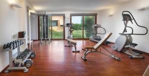 Fitness centrum a/nebo fitness zařízení v ubytování Hotel Santa Gilla