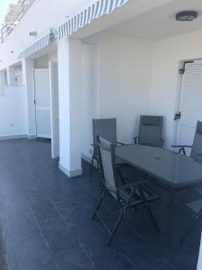 Balkón alebo terasa v ubytovaní Apartman Ylli