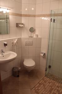 Koupelna v ubytování Hotel Ripken