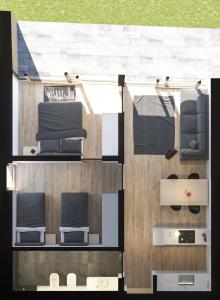 A kitchen or kitchenette at Residence Moritz