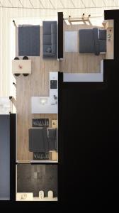 A kitchen or kitchenette at Residence Moritz