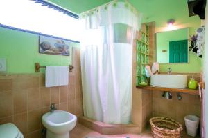 Koupelna v ubytování Hotel Boutique La Casa de las Flores