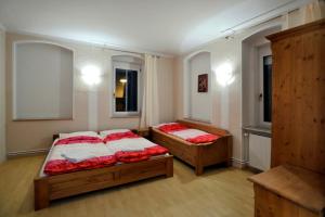 Posteľ alebo postele v izbe v ubytovaní Resort Abertham - apartment Vanessa