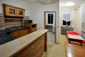 Kuchyňa alebo kuchynka v ubytovaní Resort Abertham - apartment Vanessa
