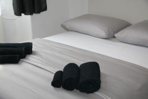 Postel nebo postele na pokoji v ubytování Stylish Apartment in City Center