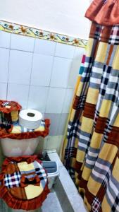 Vonios kambarys apgyvendinimo įstaigoje Apartahotel carla