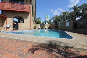 The swimming pool at or near Toreador Motel