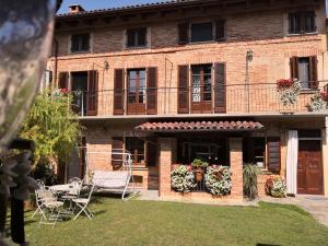 Zahrada ubytování B&B Locanda dai Nonni