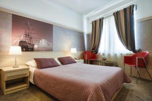 Katil atau katil-katil dalam bilik di Hotel Galija