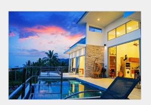 Bazén v ubytování Perfect Sea View Mountain Villa Koh Samui nebo v jeho okolí