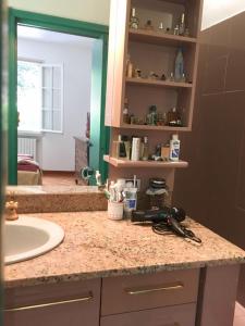 Koupelna v ubytování b&b le magnolie