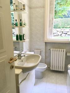 Koupelna v ubytování b&b le magnolie
