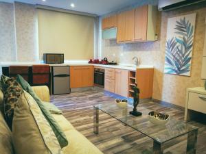 Nhà bếp/bếp nhỏ tại Hotel Ojos Del Rio