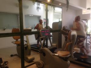 Fitness centrum a/nebo fitness zařízení v ubytování Residence Geranio