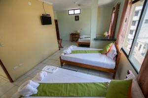 Voodi või voodid majutusasutuse Hostal Andry toas