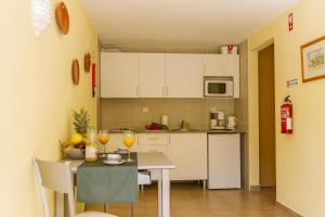 
A kitchen or kitchenette at Happy Silva Guesthouse
