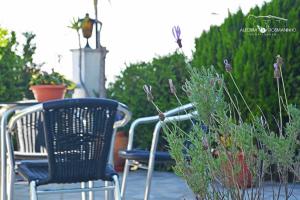 Um jardim no exterior de Alecrim Rosmaninho Guest House