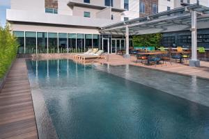 Bazén v ubytování Hyatt Place San Pedro nebo v jeho okolí