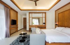 Μια τηλεόραση ή/και κέντρο ψυχαγωγίας στο Villa Palavee (B1)