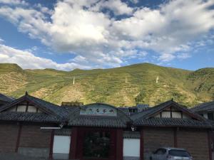 山景或在旅馆看到的山景