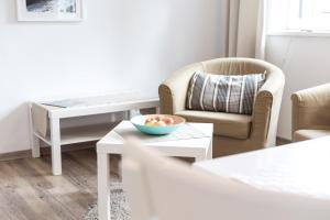 Posezení v ubytování Ferienapartment Fuchsfarm