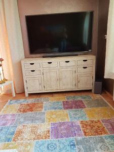 TV a/nebo společenská místnost v ubytování Whirlpool Suite Venezia