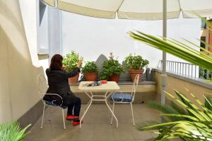 Balkón nebo terasa v ubytování Hotel Susa