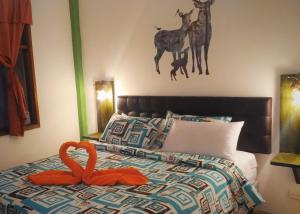Letto o letti in una camera di Hostal & Spa Casa Real