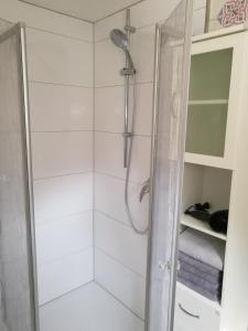 Koupelna v ubytování Ferienwohnung"Zur Birke"