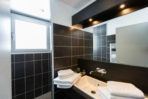 Koupelna v ubytování Aux 500 Diables Eco Lodge - Hotel
