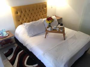 Cama o camas de una habitación en Hotel Inter Bogotá