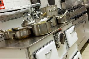 Kuchyň nebo kuchyňský kout v ubytování Hotel Restaurant Tychon AG