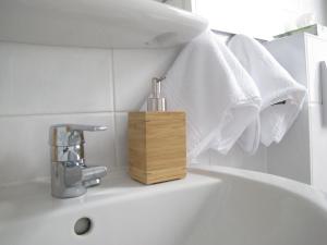 Koupelna v ubytování Hygge Apartments Bonn + 106 fotografií