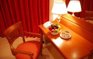 Χώρος καθιστικού στο Al Madina Suites Doha