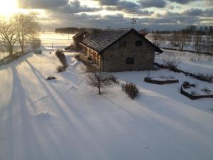 Eksgården að vetri til